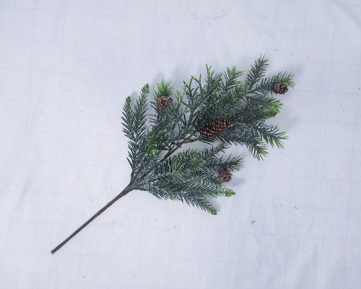 Imitation Christmas branches of angel pine and Tung fir