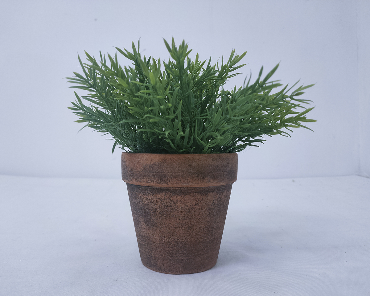 Simulated potted Rosemary