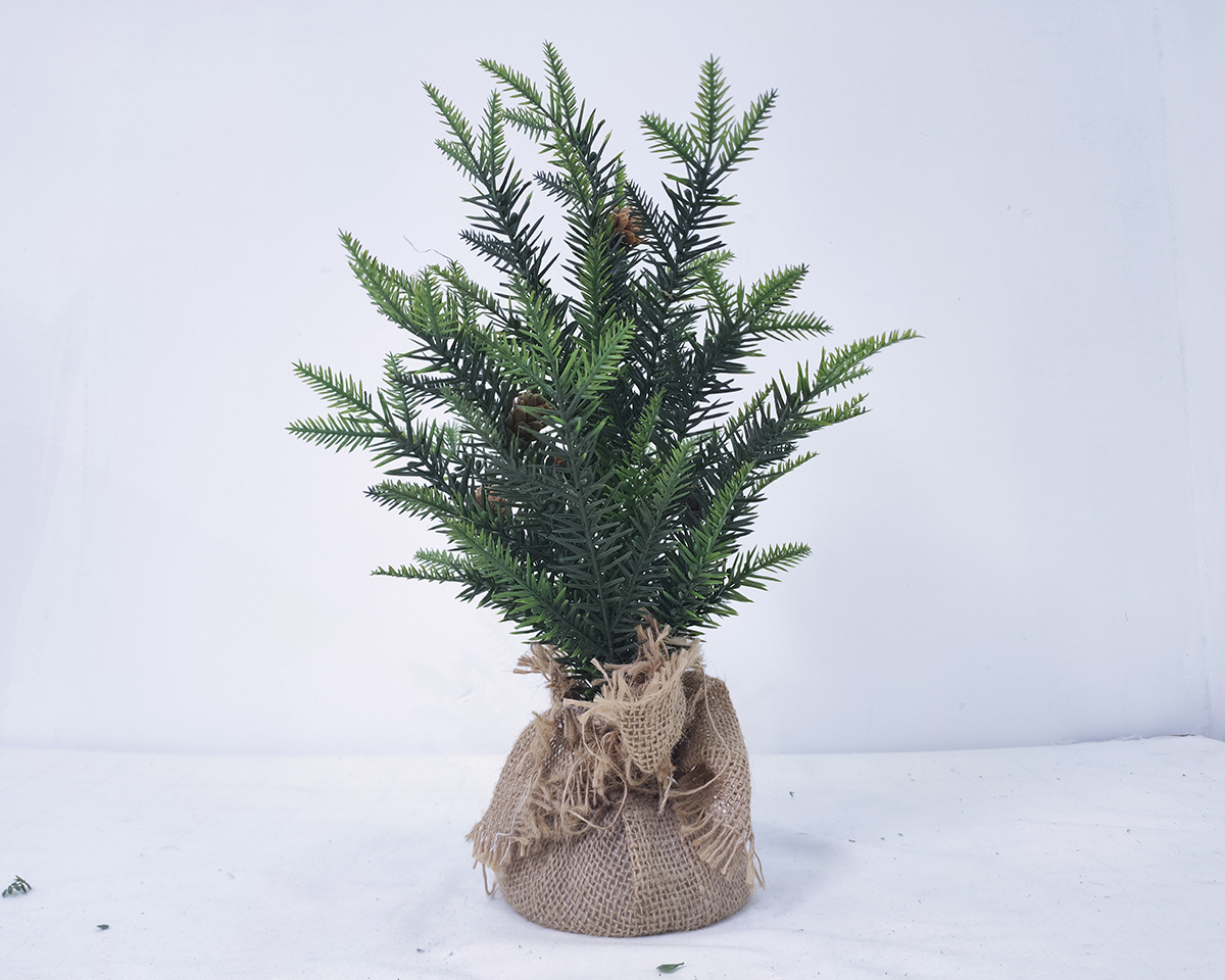 Golden fir imitation tree