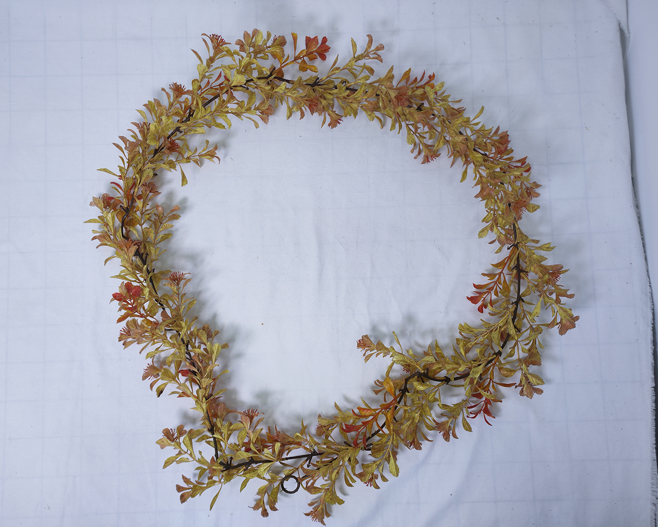 Moon peach leaf simulation rattan