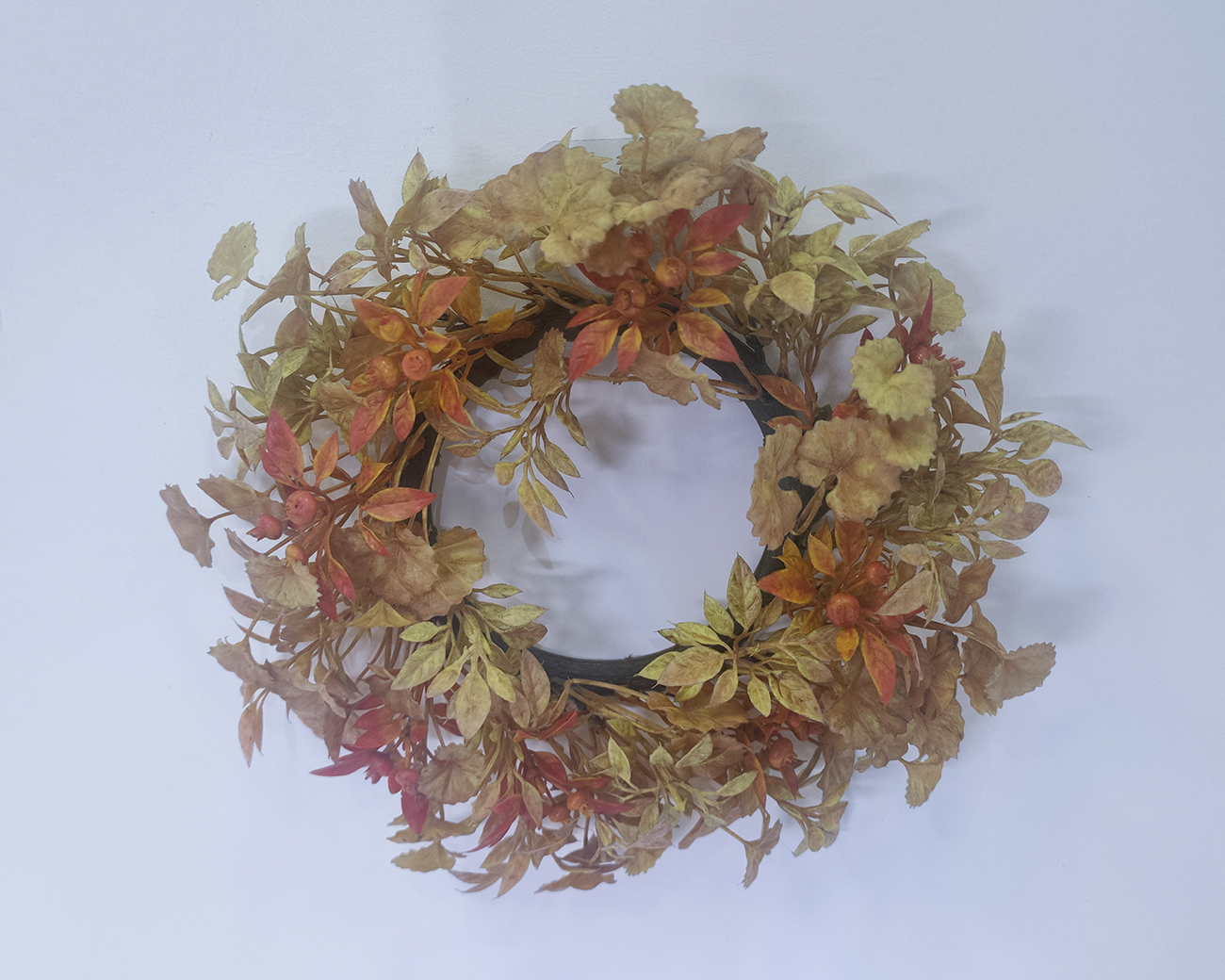 5-inch Yudai rattan C bean leaf hyacinth simulation wreath