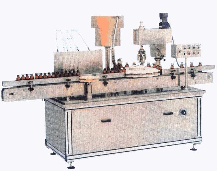 灌装旋盖一体机JG-FLS-4