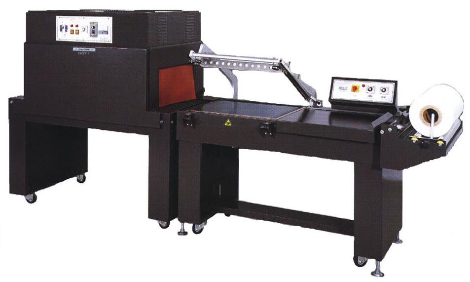 半自动L型封切包装机+收缩包装机JL-5045B/JSM-4525