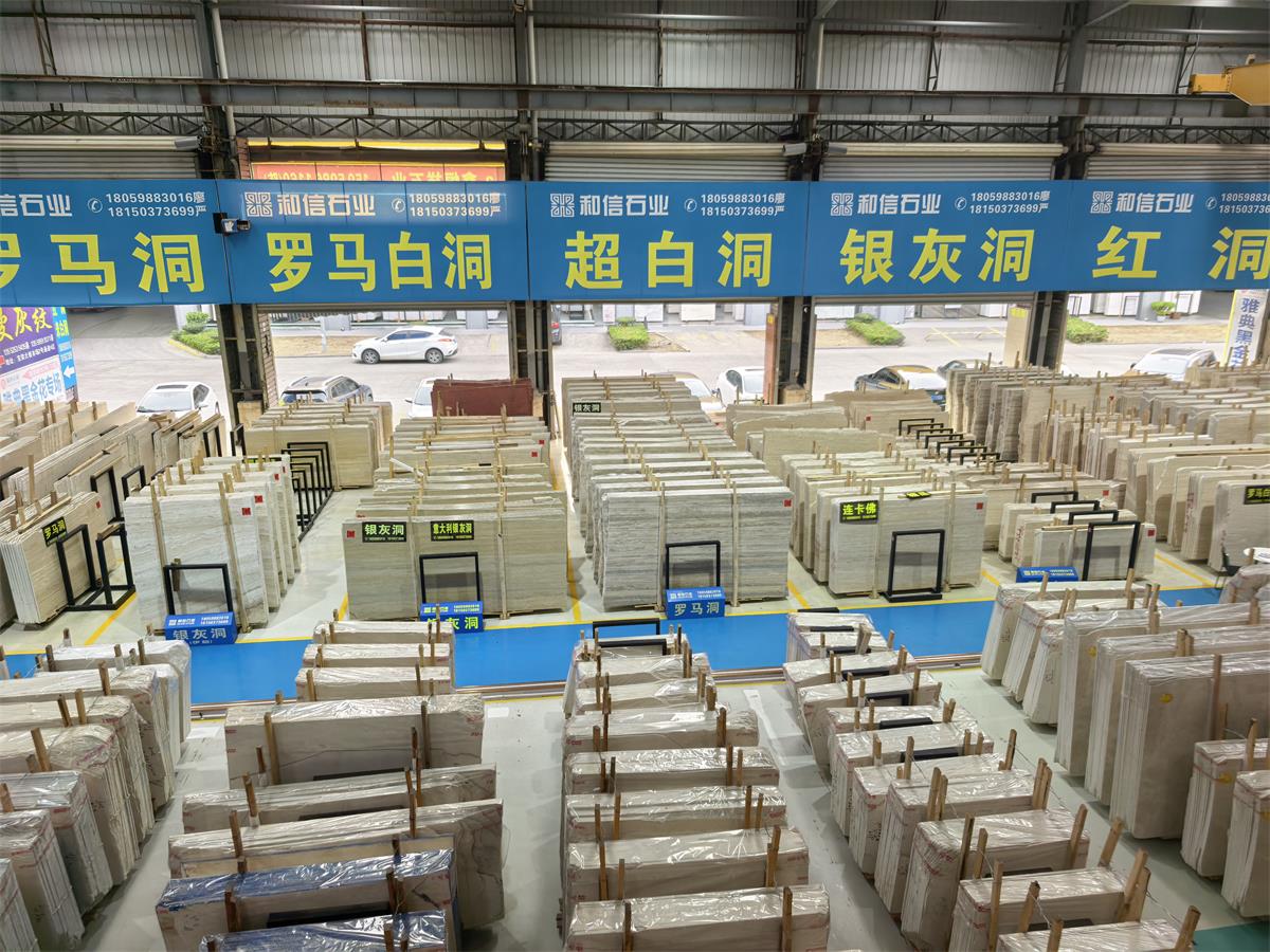 Hexin Stone factory exterior in Xiamen, China