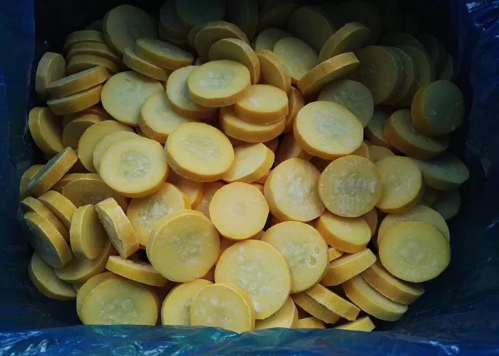 IQF Frozen Sliced Yellow Zucchini