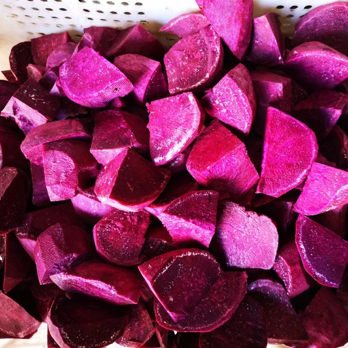 IQF Frozen Sweet Purple Potatoes