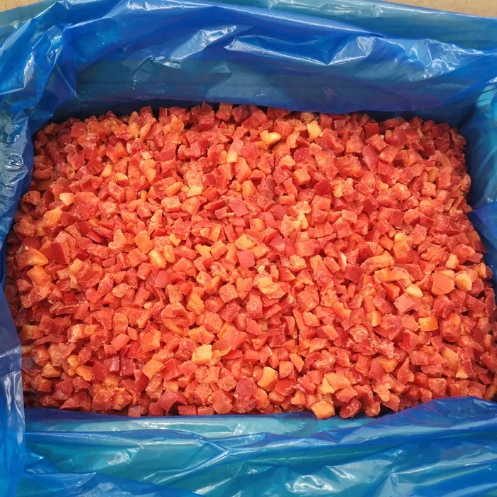 IQF Frozen Red Sweet Bell Pepper
