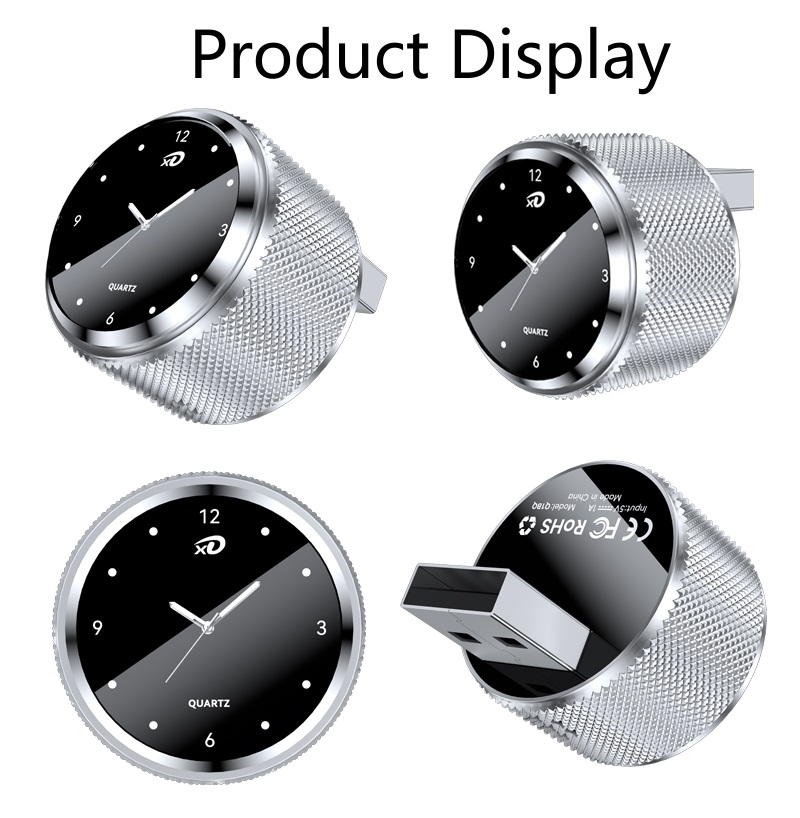 Clock Design Wireless 2 in 1 USB Carplay Adapter Mini