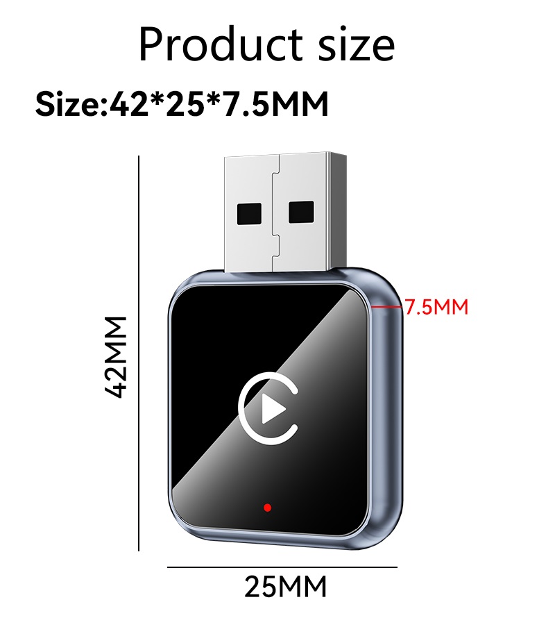 Upgrade Mini Design USB Carplay Wireless