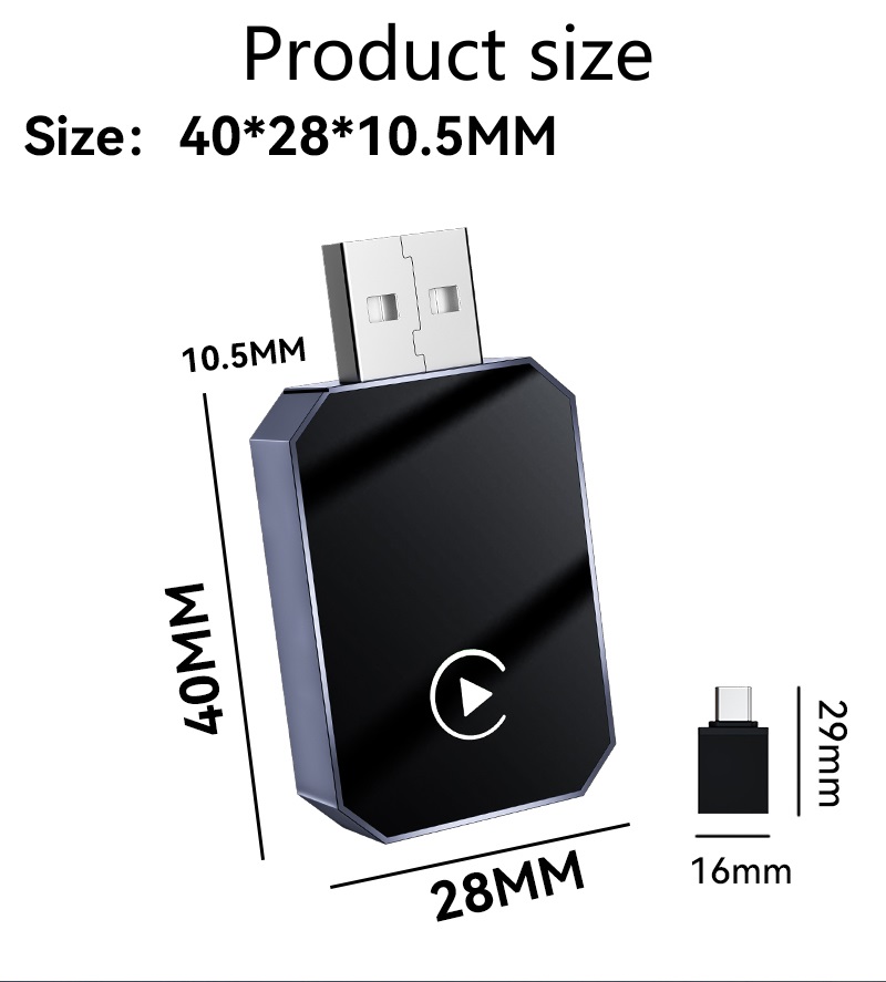 New Box Carplay Universal Adapter Wireless Carplay Dongle