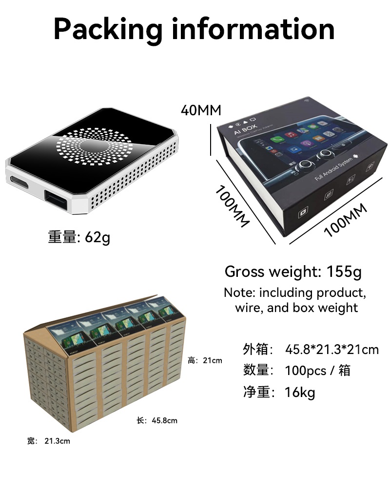 3 in 1 Carplay Android Auto Android System Adapter