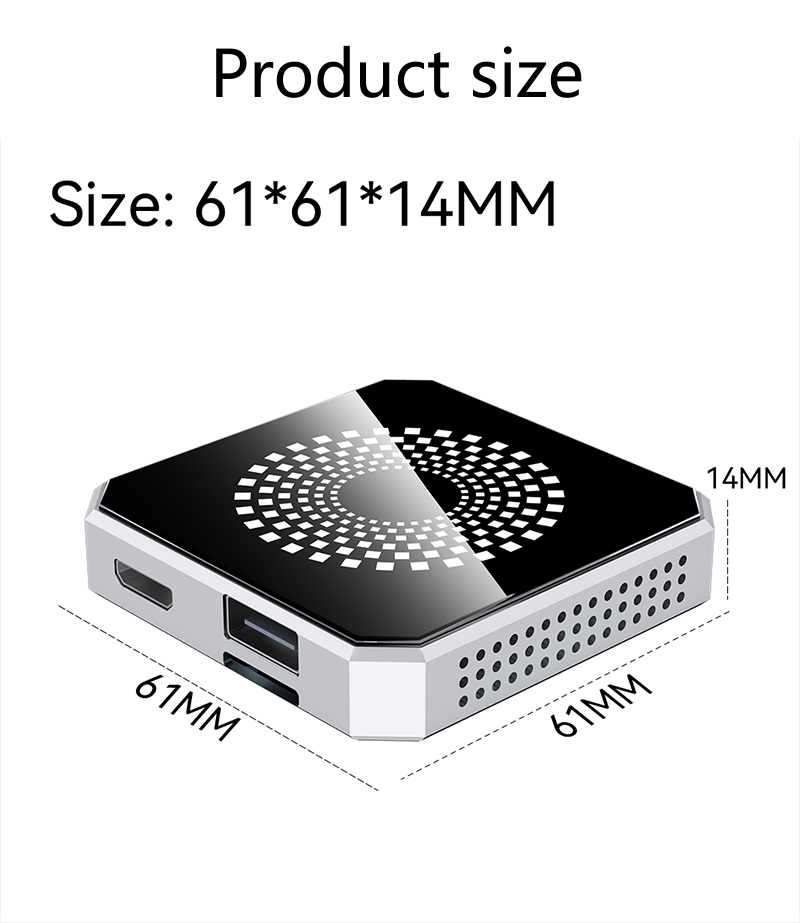 HD MI Wireless Car Ai Box Android 13 Carplay Android Auto Adapter