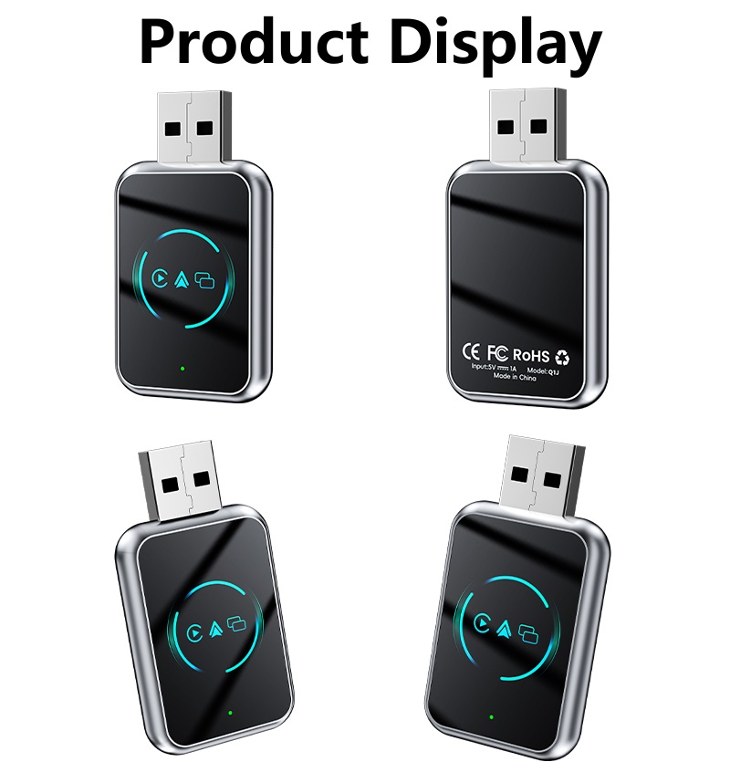 USB Carplay Android Auto Mirror Link / Airplay 3 in 1 Adapter