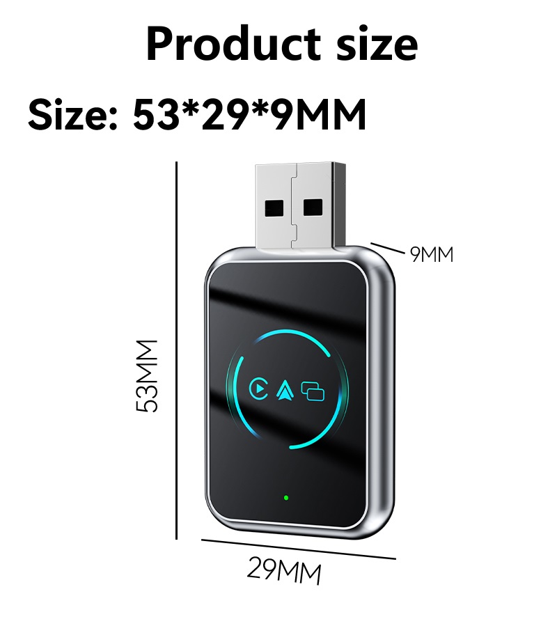 USB Carplay Android Auto Mirror Link / Airplay 3 in 1 Adapter