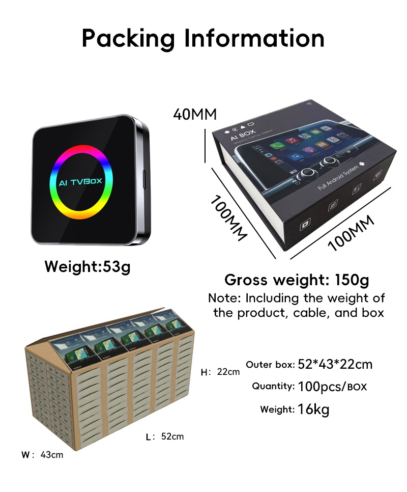 Android 13 Adapter Carplay AI Box