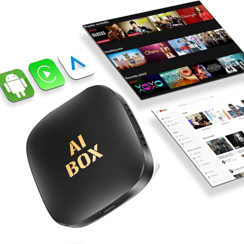 Wireless Carplay Adapter Android 13 Ai Box Streaming
