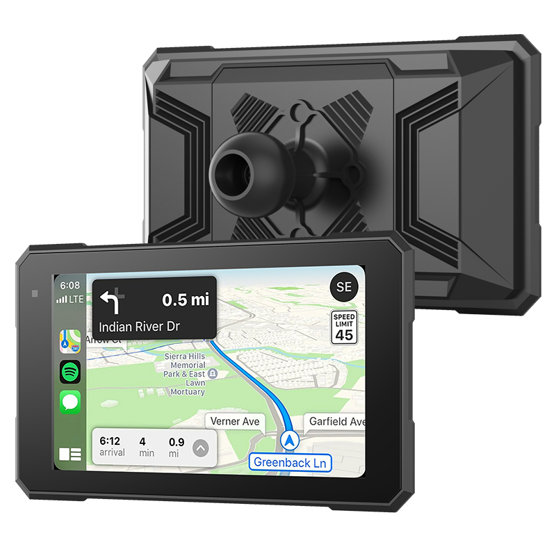 Portable Wireless CarPlay for Motorcycle