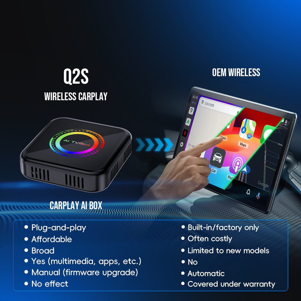 Carplay AI Box vs. OEM Wireless Carplay: Which Is Better? Full Compatibility List Reference