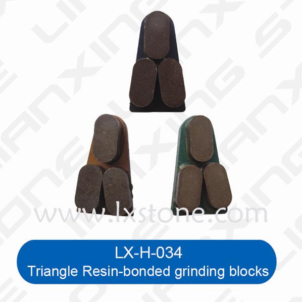 三角树脂磨块