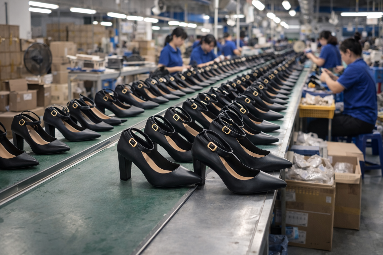 Women’s Ankle Strap Block Heel Pumps – Chic Pointed Toe Comfort Shoes