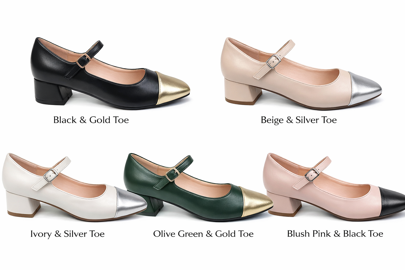 Jean-Friendly Stress-Free Lightweight Almond-Toe M