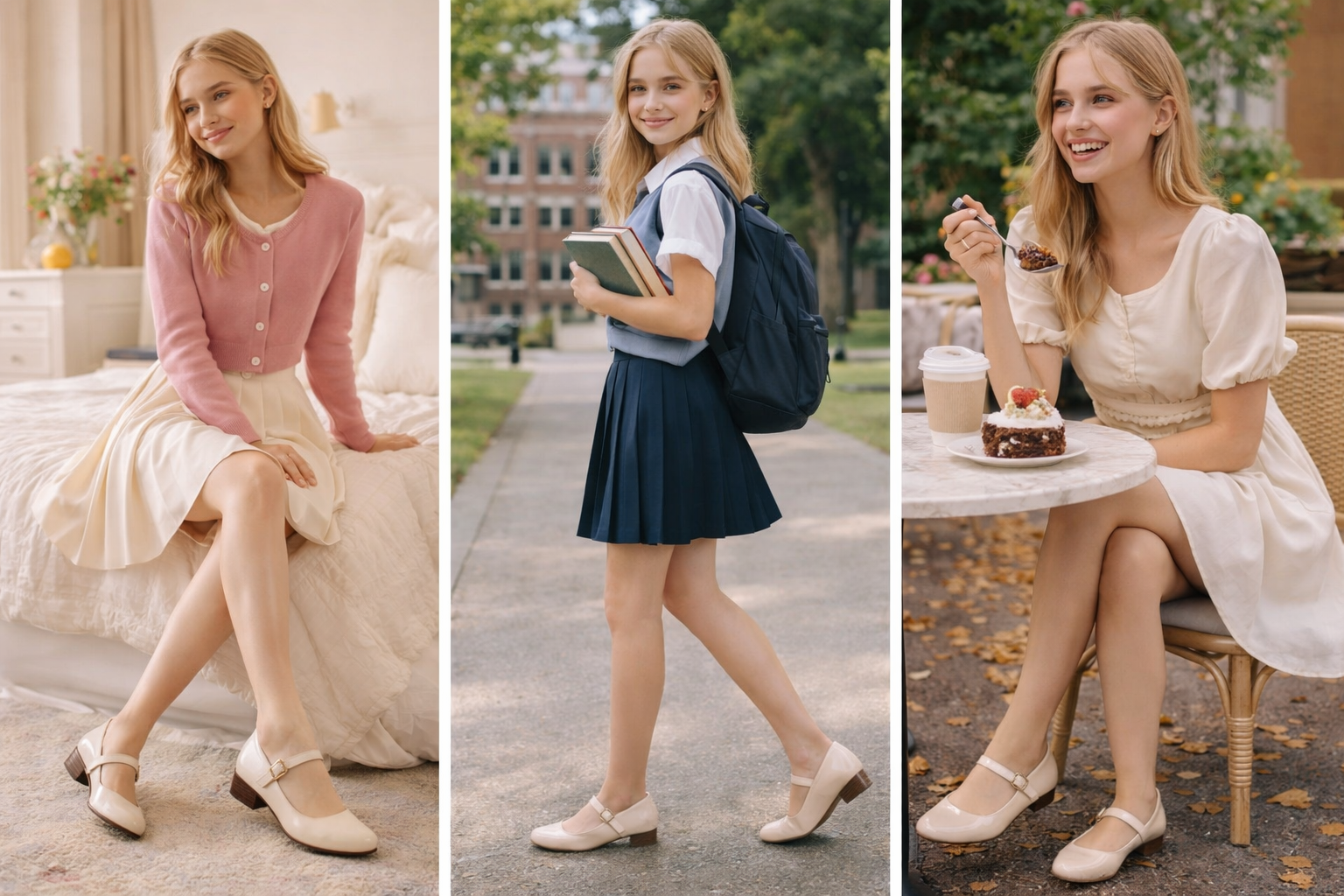 Elegant Mary Jane Low Heel Comfort Pumps for Women