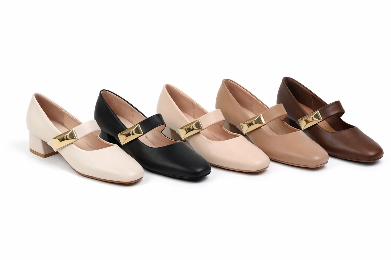 Stress-Free Crossover Strap Almond-Toe Heels – Lightweight & Stylish