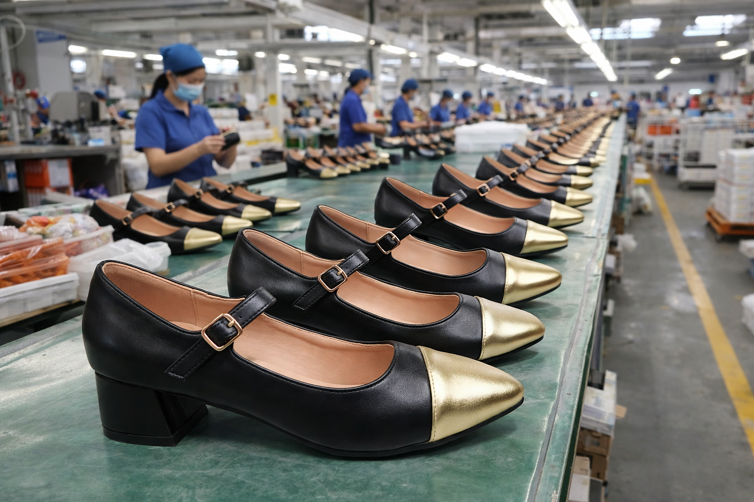 Jean-Friendly Stress-Free Lightweight Almond-Toe Mary Jane Heels