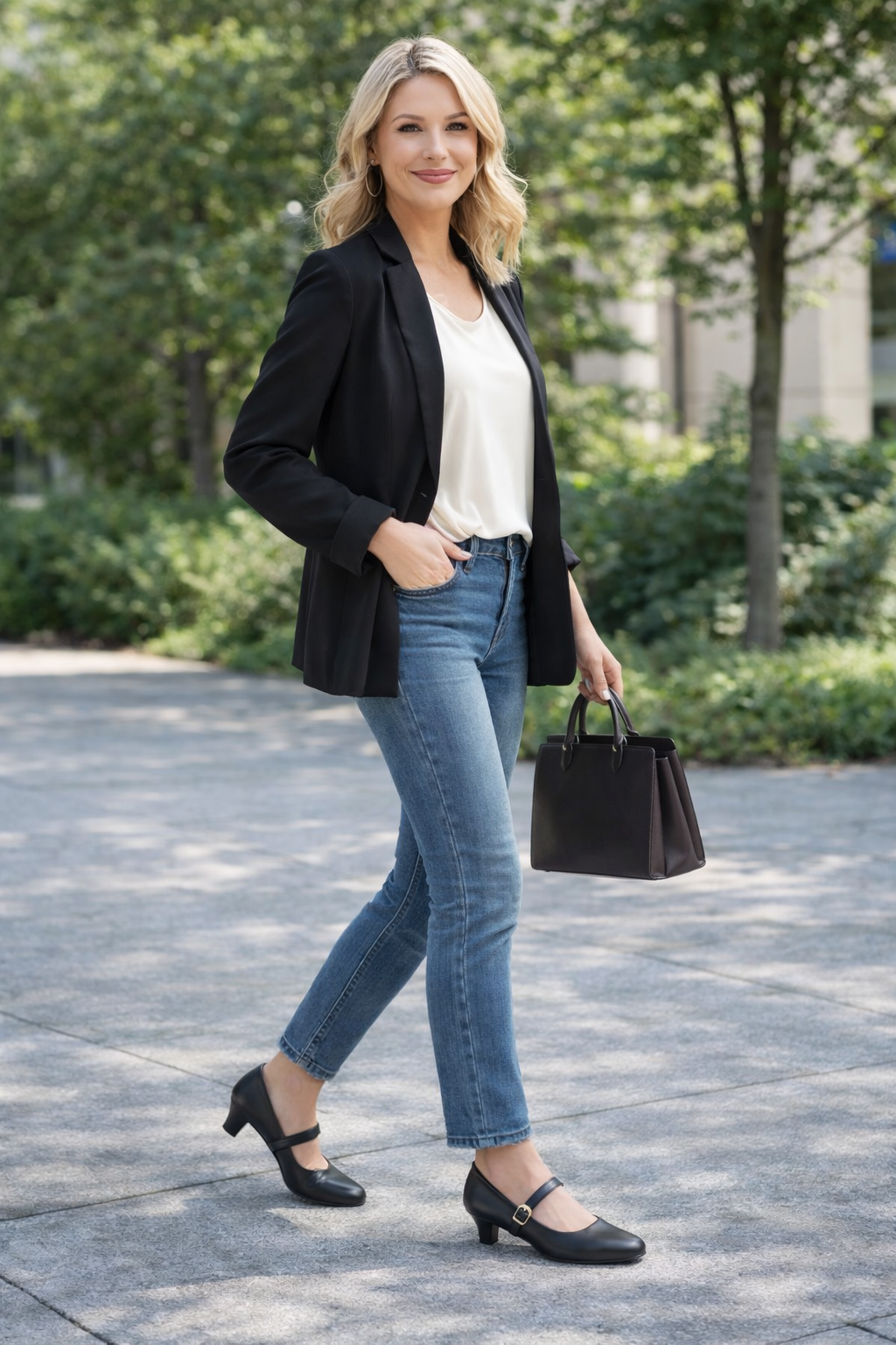 Elegant Mary Jane Style Comfortable Heels for Women - 5 Colors