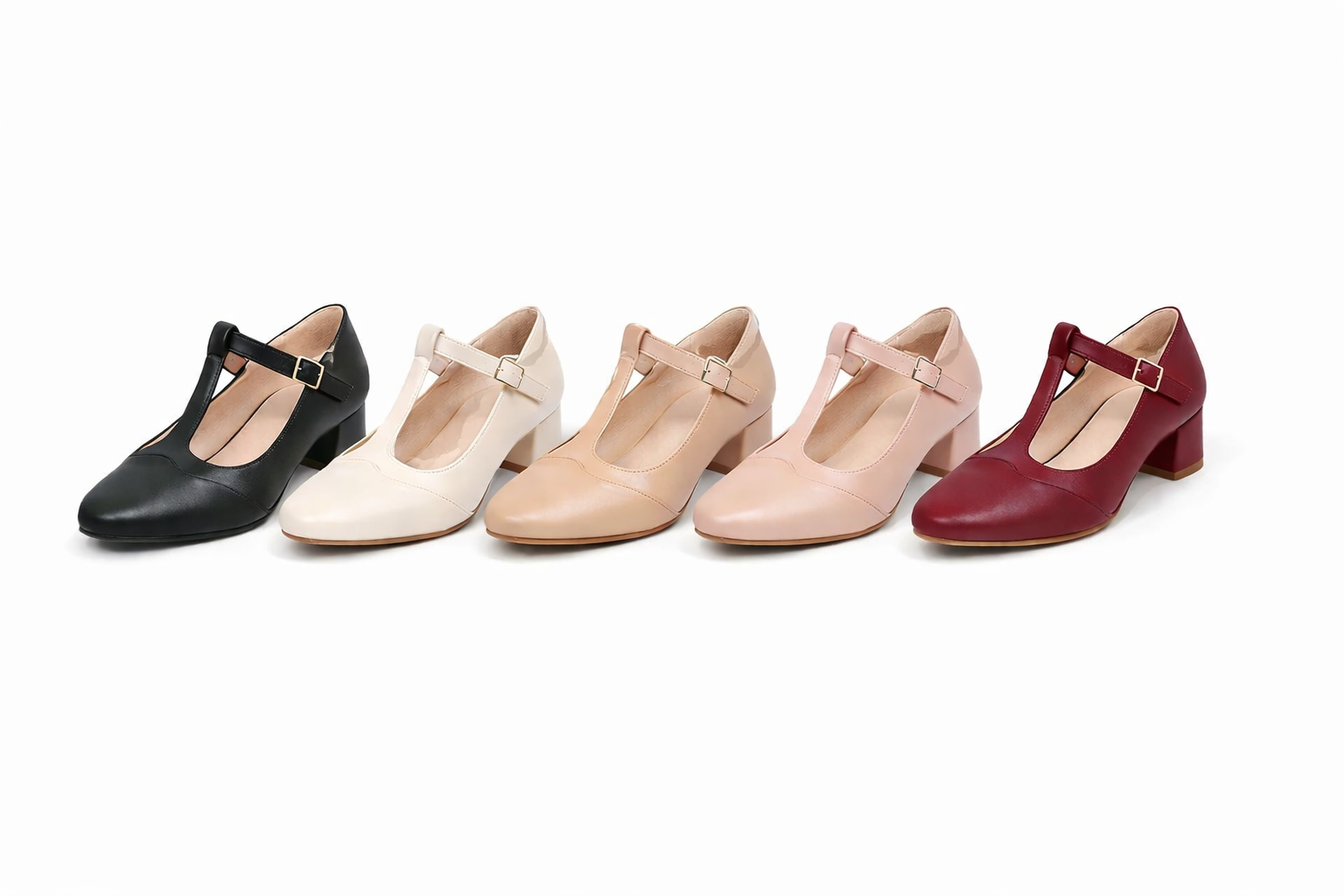 Jean-Friendly Stress-Free Lightweight Almond Toe Crossover Strap Women’s Heels