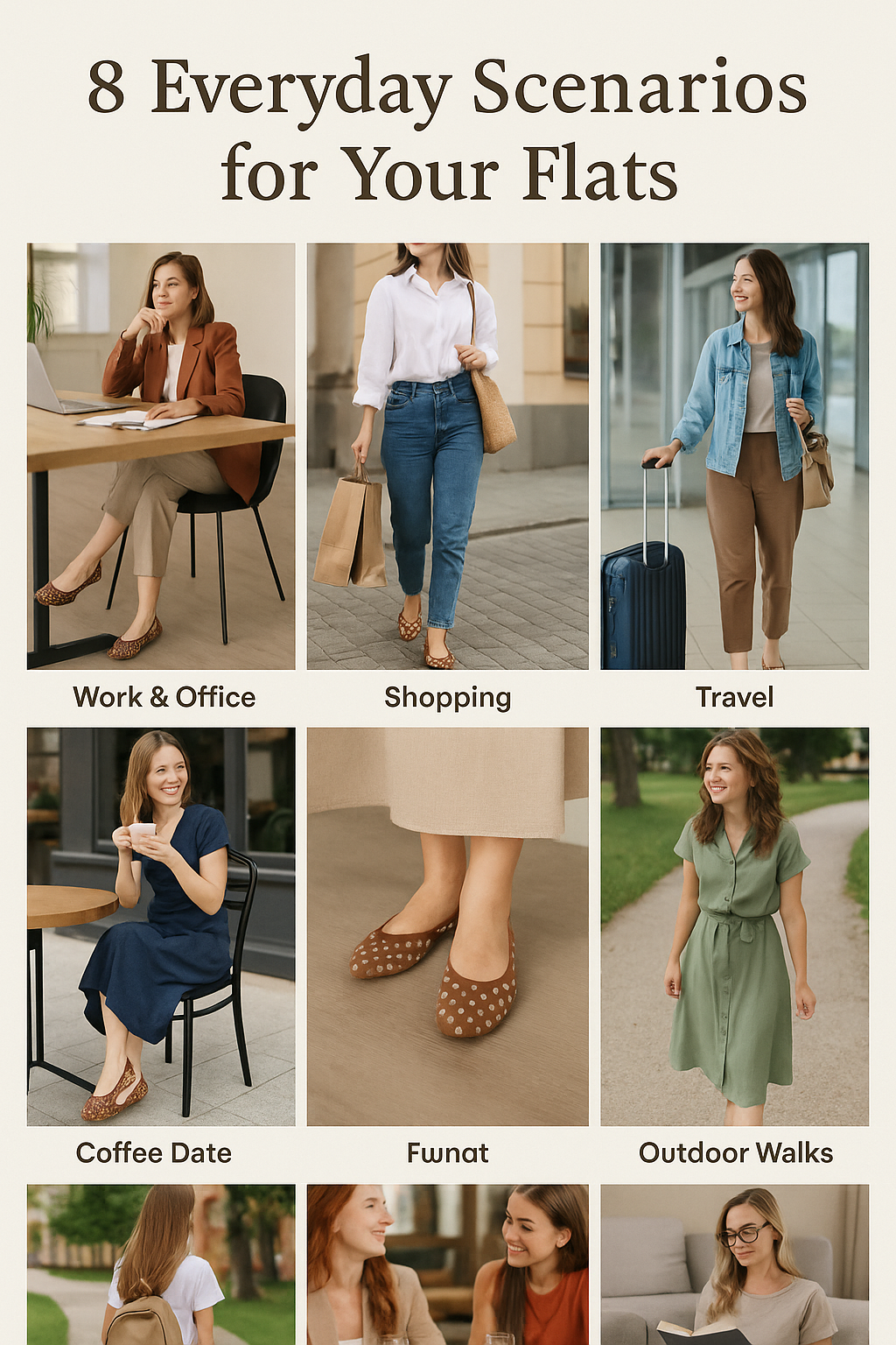 Top 8 Everyday Scenarios Where Comfortable Women Flats Shine