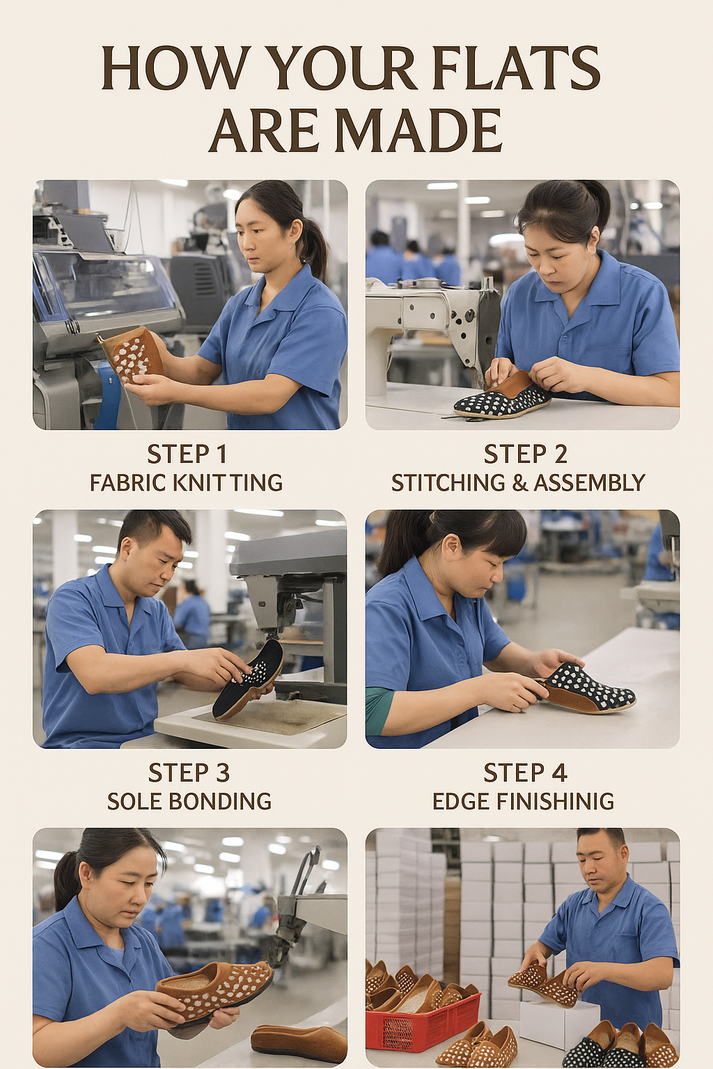 From Fabric to Finish: How We Ensure Consistency in Every Pair of Flats