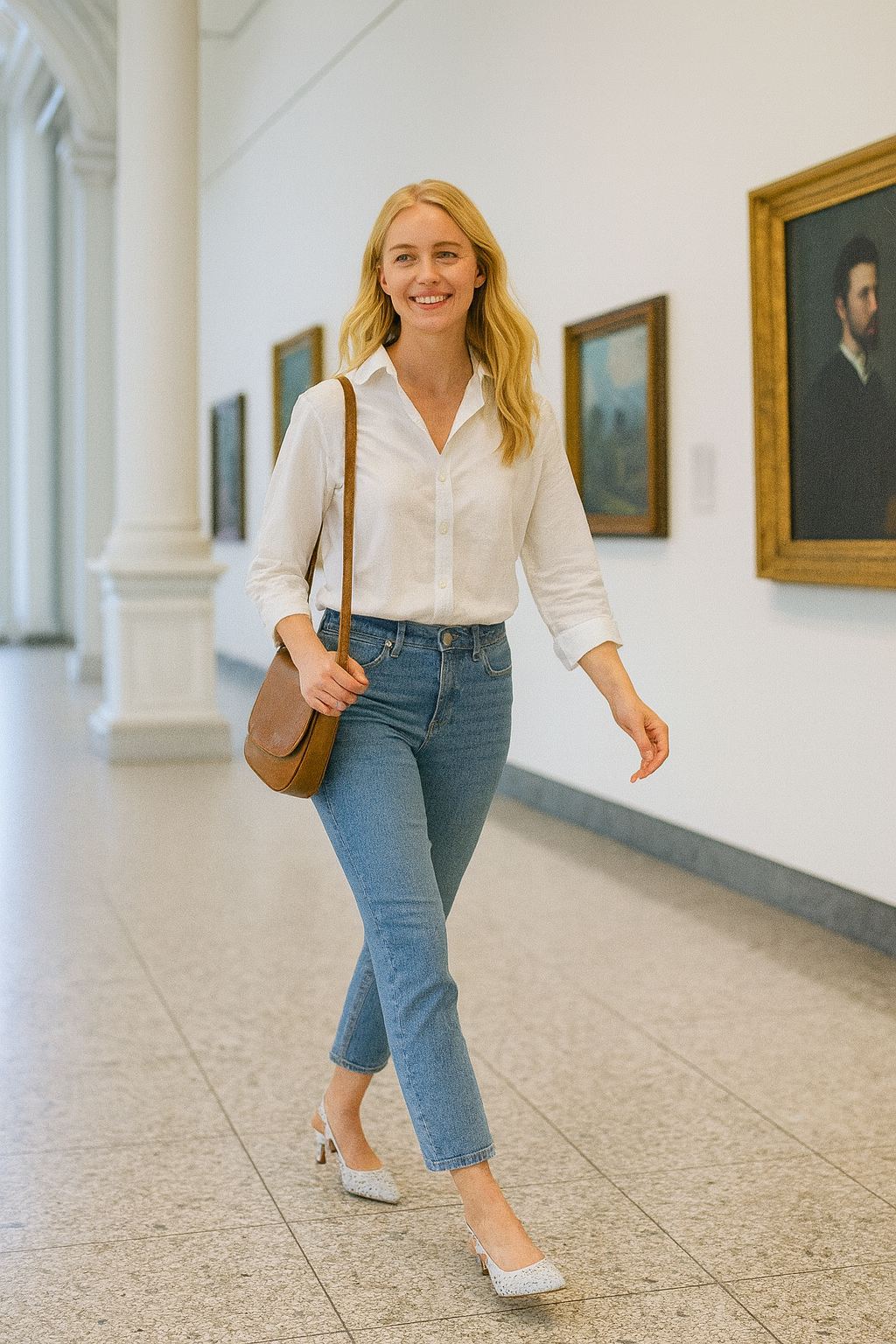 صنادل نسائية بكعب متوسط – تصميم مضفر أنيق مع مقدمة مدببة ومفتوحة للظهر لصيف أنيق