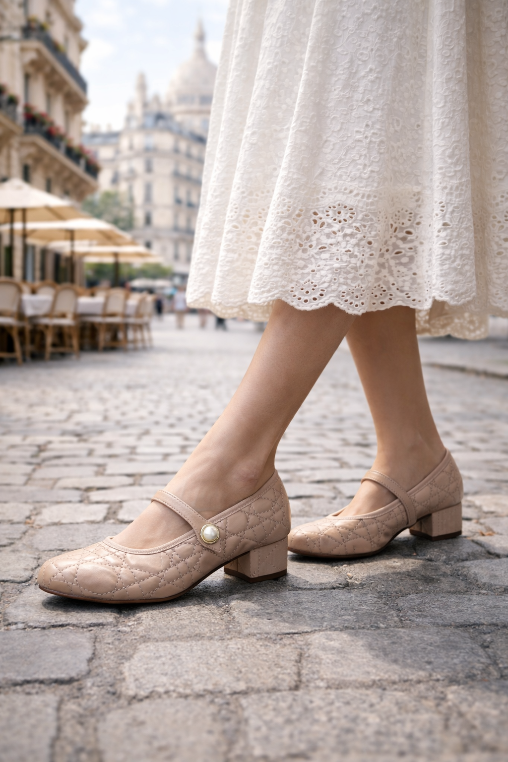 Jean-Friendly Lightweight Almond Toe Crossover Strap Comfortable Women's Low Heels