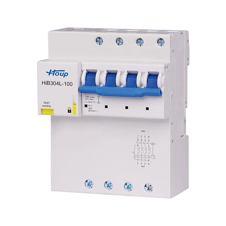 HiB304L-100 SMART RCBO(3P+N)