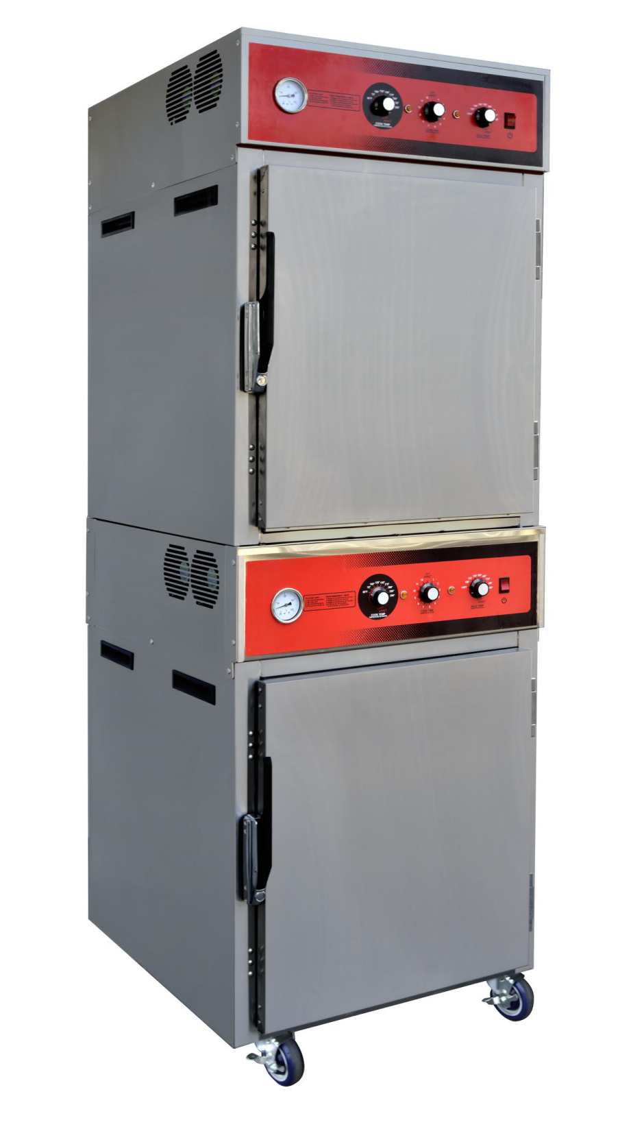 Cooked and holding cabinets