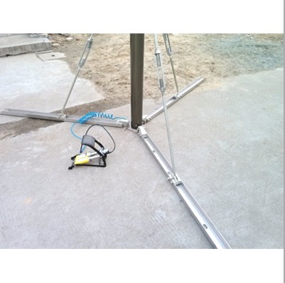 foot pump for light duty mast