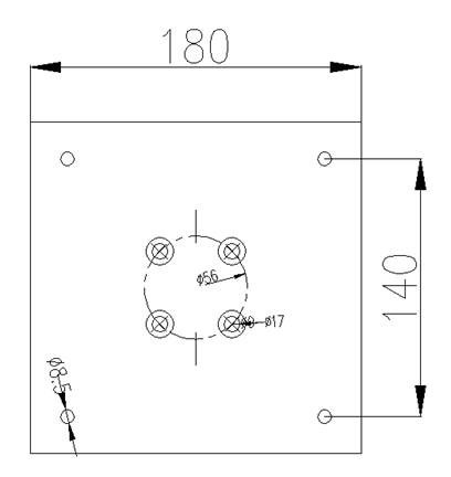 top flange specification of 81203040 top flange specification of 81203040