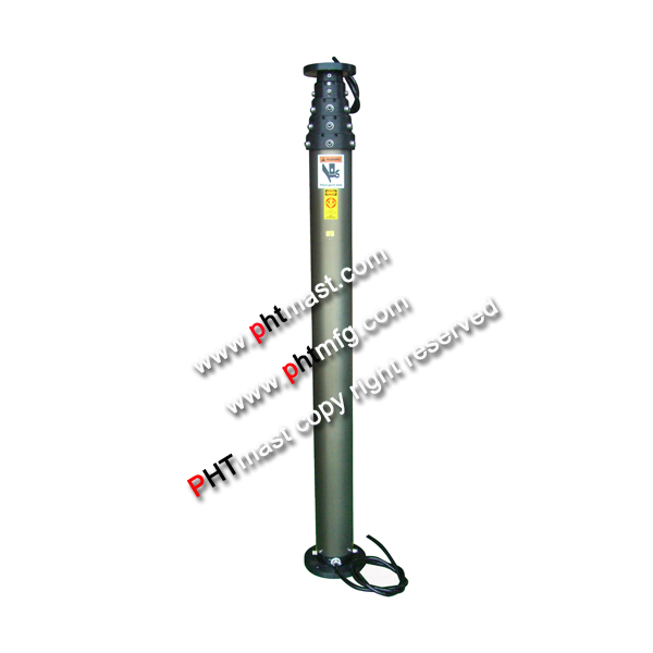 lighting mast for fire-fighting truck, fire fighting mast