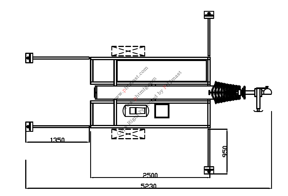 trailer mast dimension 02