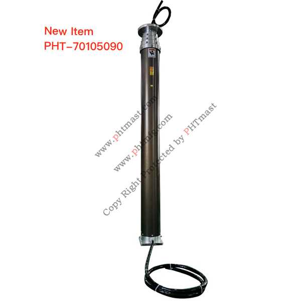 9m Heavy Duty Pneumatic Telescopic Lighting Mast
