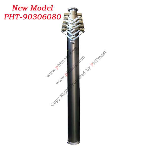 8m lockable masts 100kg payloads