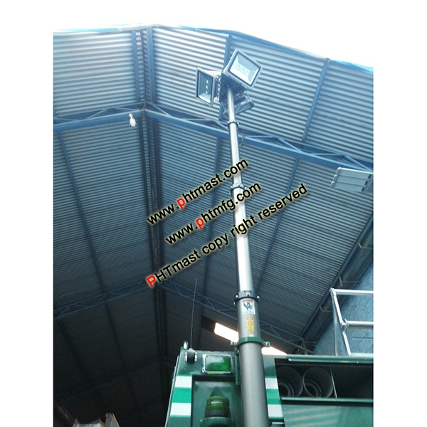 9m Fire-fighting Truck Mounted Lighting Tower