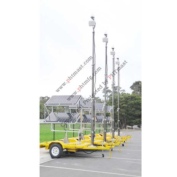 6m CCTV Locking Mast