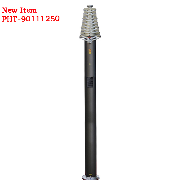 25m Locking Pneumatic Telescopic Mast