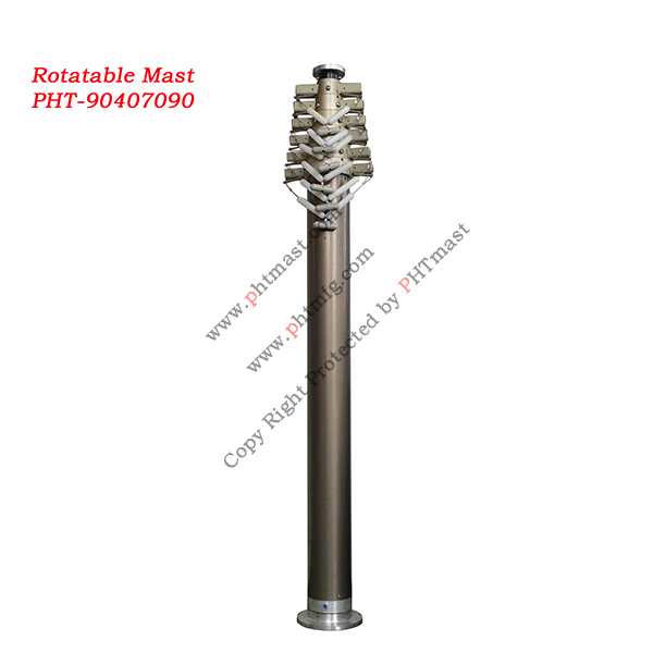 9m Rotatable Telescopic Masts