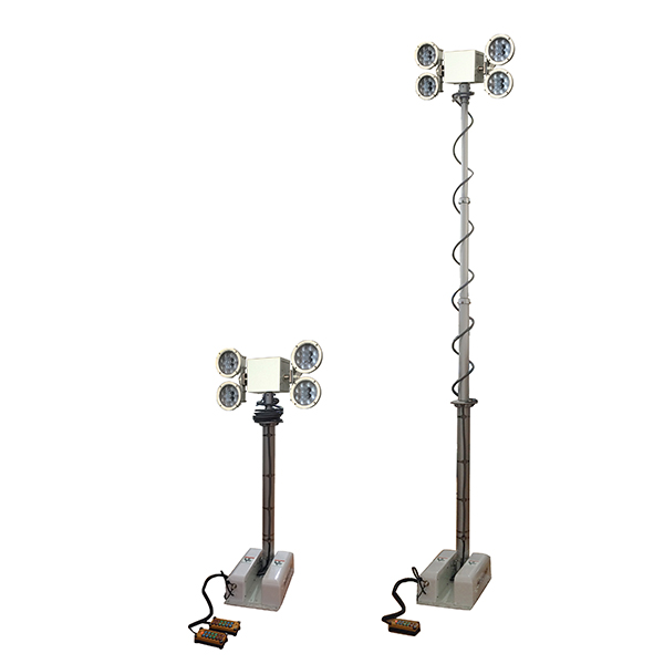 3.5m Roof-Mounted Lighting Tower-4x60W LED lamps