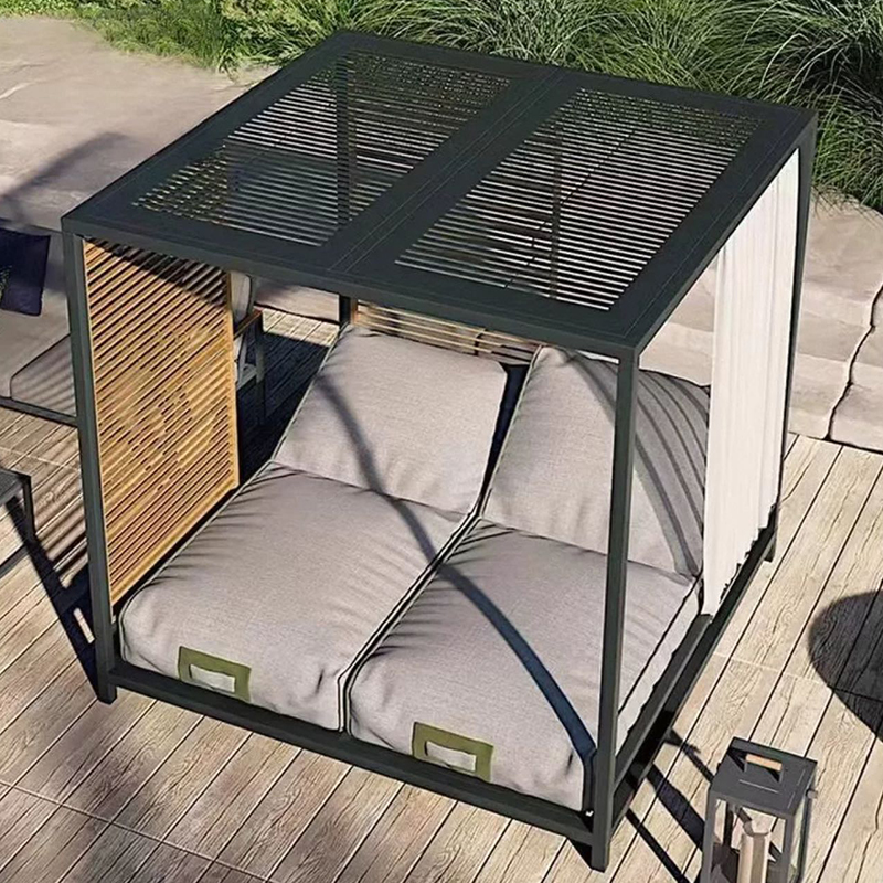 屋外用ビーチベッド