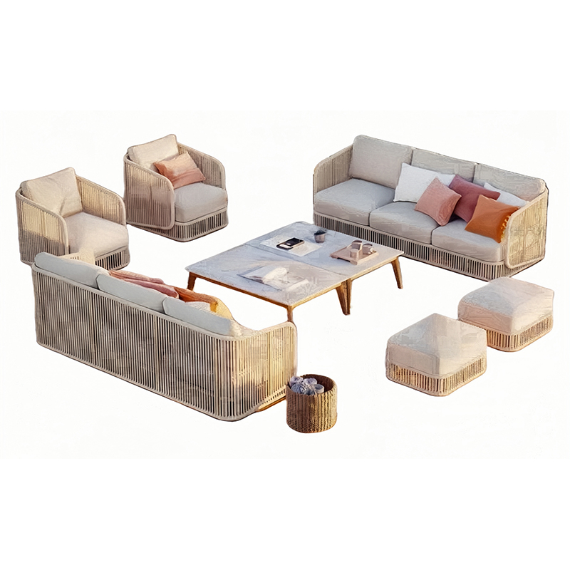 屋外用ラタン製ソファセット