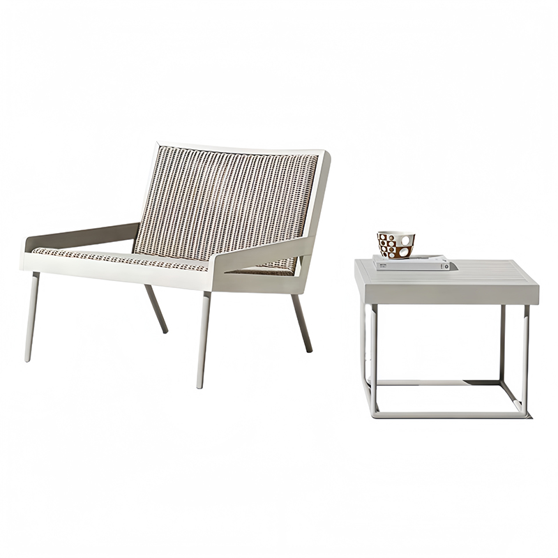 屋外用ラタン製リラックスソファ